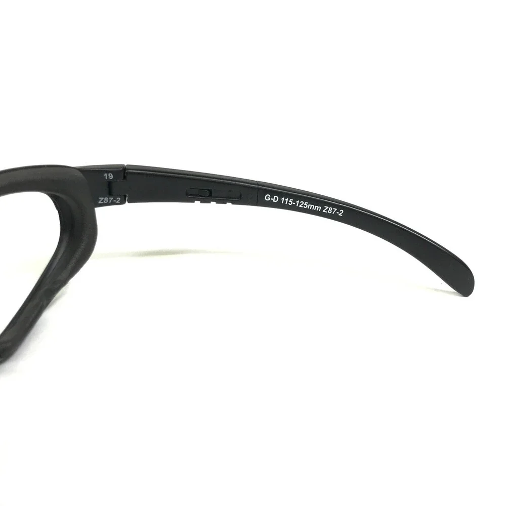 Guard-Dogs Safety Goggles Eyeglasses Frames GD 115 Matte Black Z87-2 57-19-125